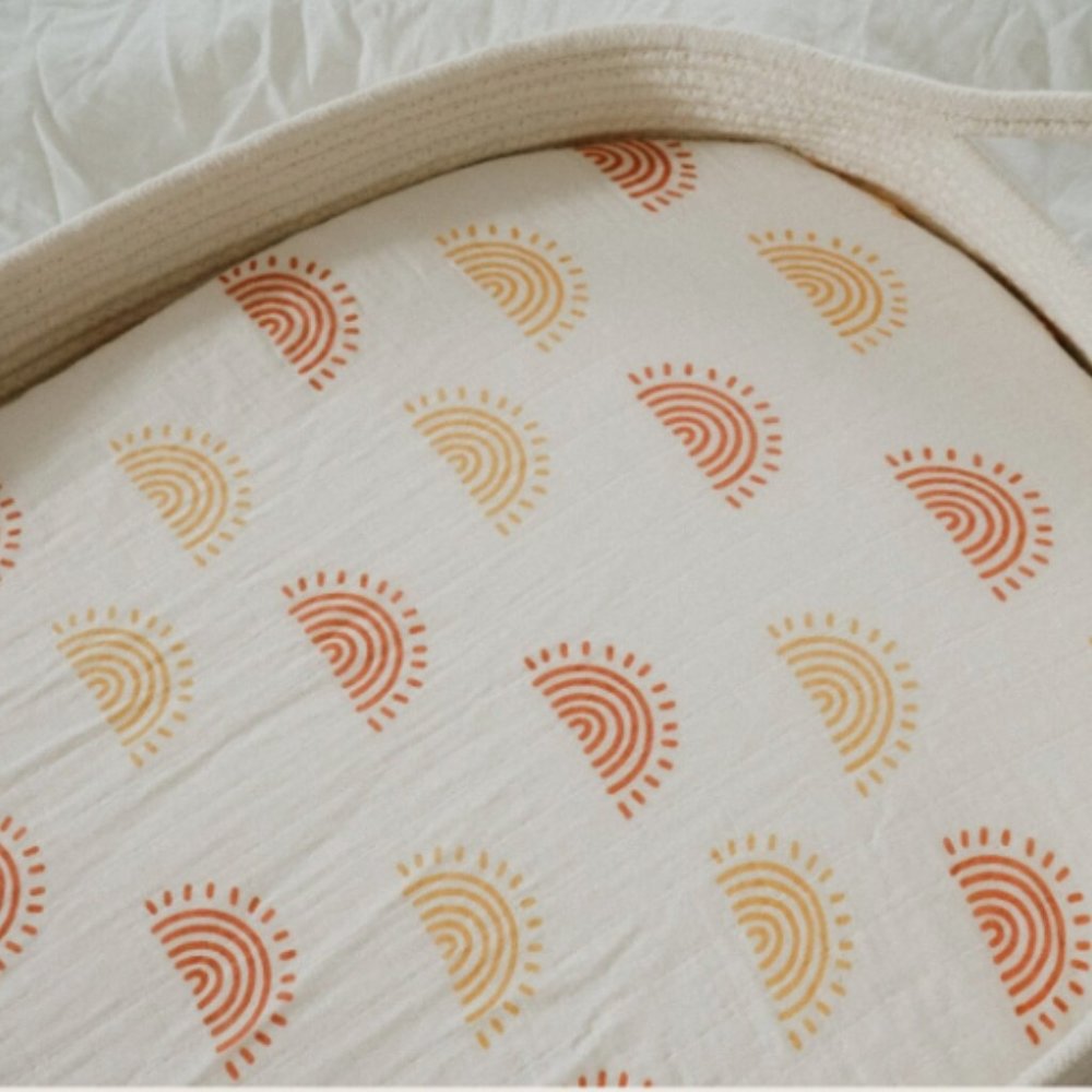 Bamboo Muslin Changing Pad Cover